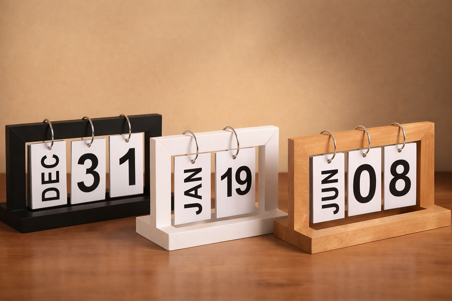 Minimal Flip Desk Calendar