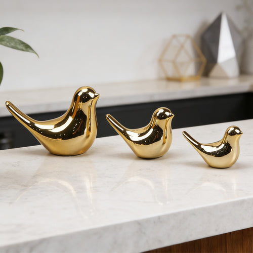 Modern Ceramic Bird Sculpture