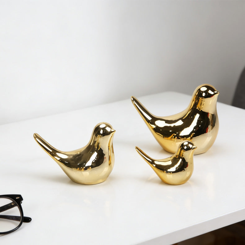 Modern Ceramic Bird Sculpture